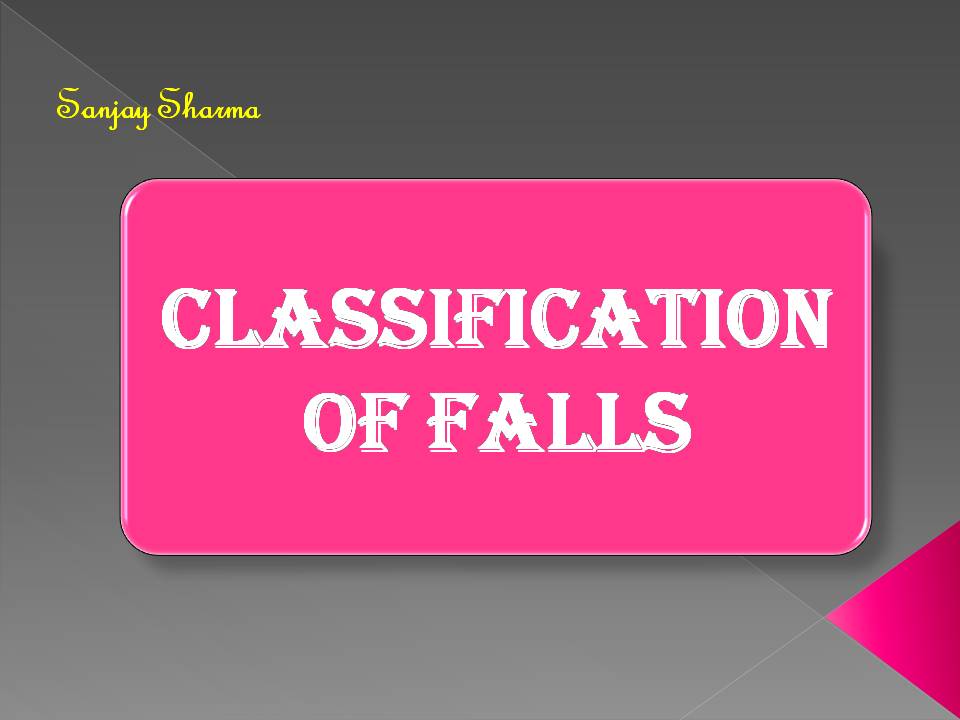Classification of falls