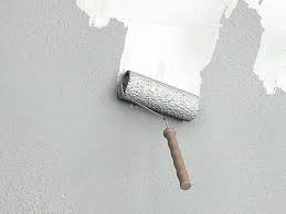 Painting plastered surfaces