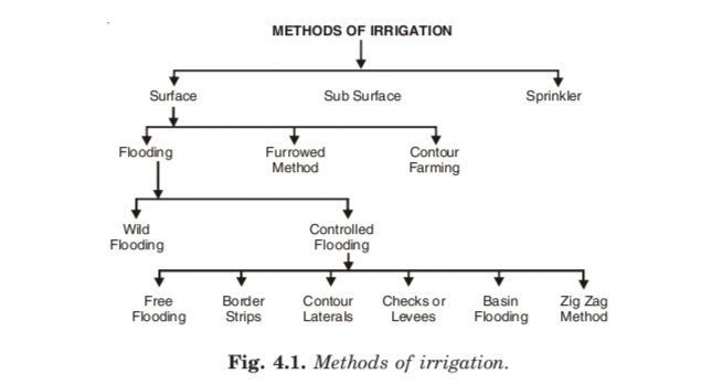 METHODS OF IRRIGATION