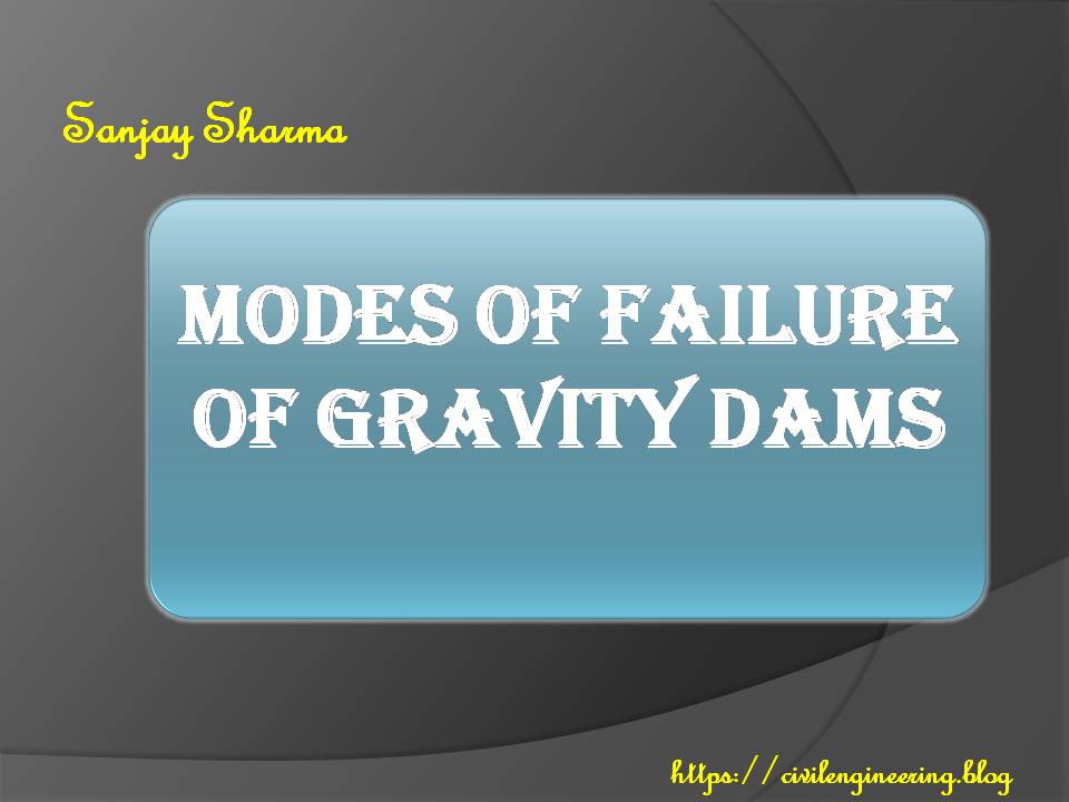 MODES OF FAILURE OF GRAVITY DAMS