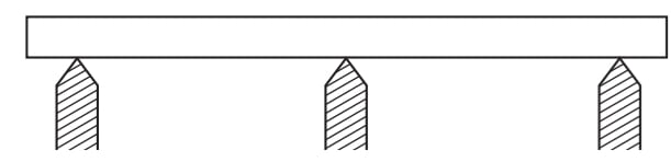 Continuous beam