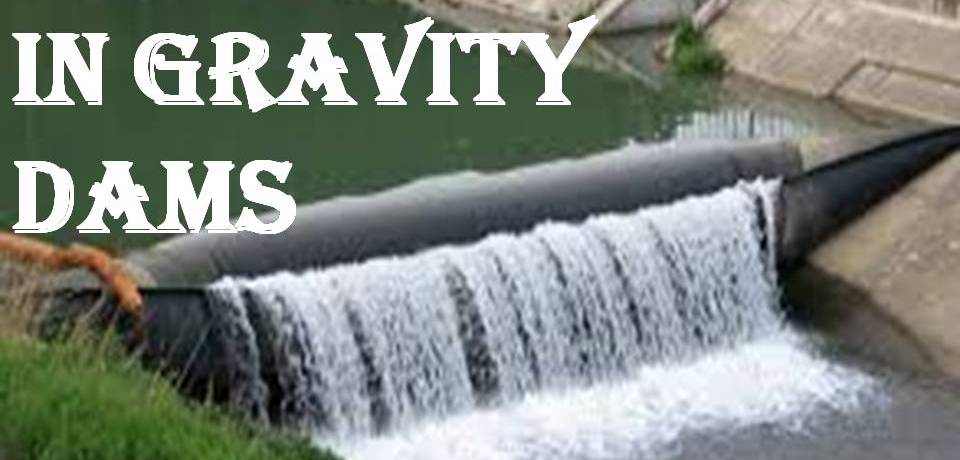 SUPPLY SLUICES IN GRAVITY DAMS